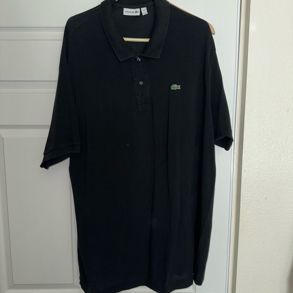 Lacoste Men's Black Polo Shirt
